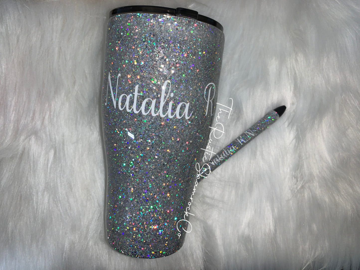 Multi Colored Glitter Tumbler, Personalized tumbler, glitter tumbler, tumbler