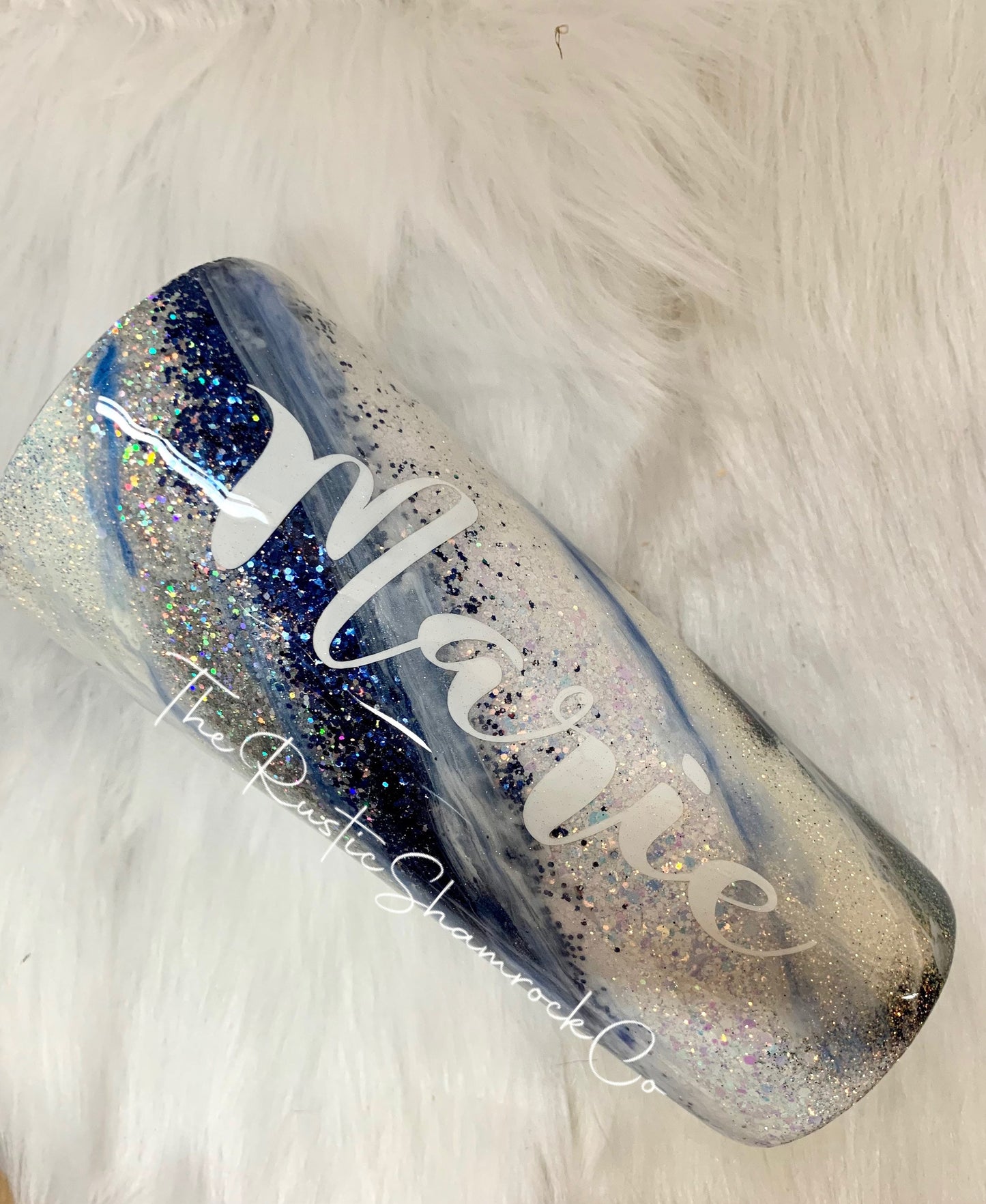 Navy blue Milky Way tumbler