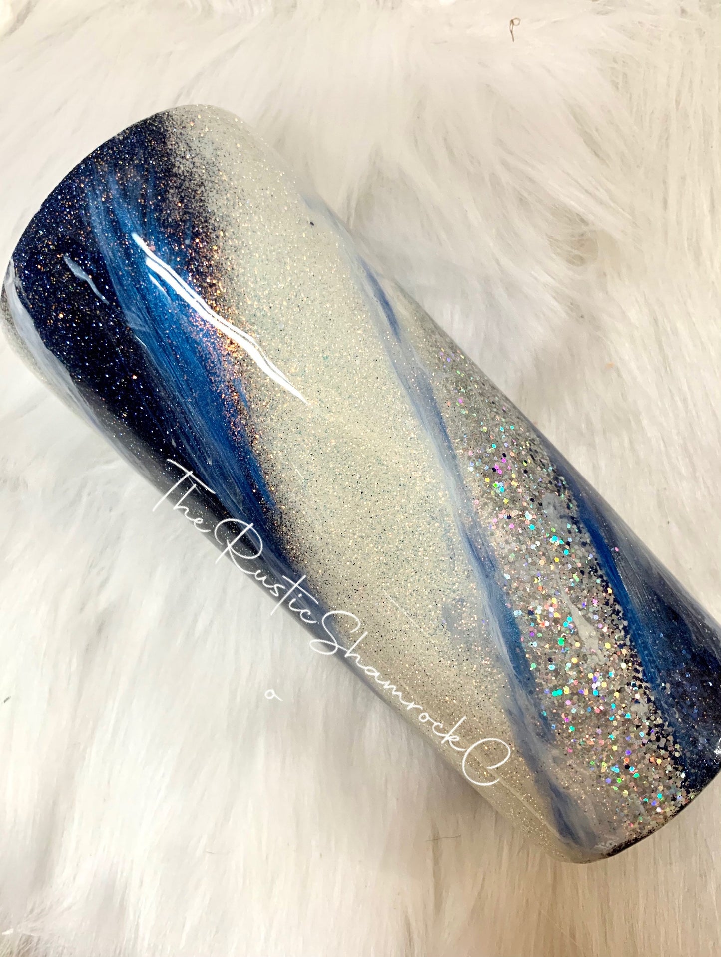 Navy blue Milky Way tumbler