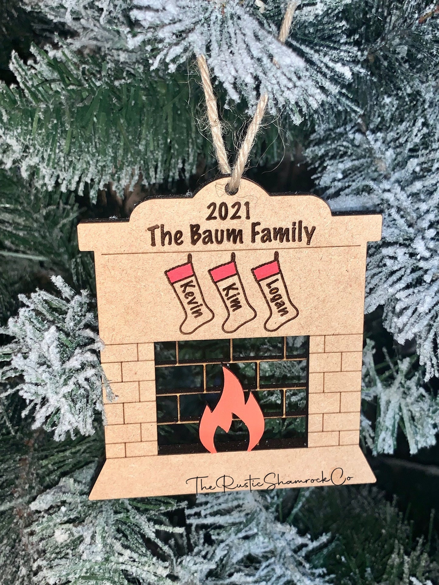 Family ornaments, personalized ornaments, Christmas ornaments, Christmas