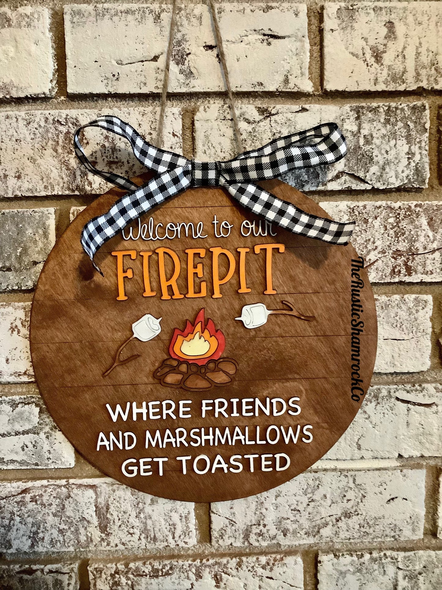 Wooden Fire Pit sign, firepit sign, home decor, wood sign, wood sign decor, Getting Toasted Decor,