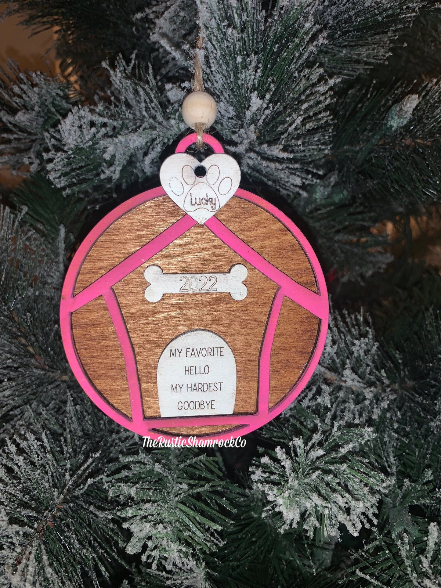 memorial ornament, pet memorial ornament, pet ornament, Christmas ornament, dog ornament, ornament