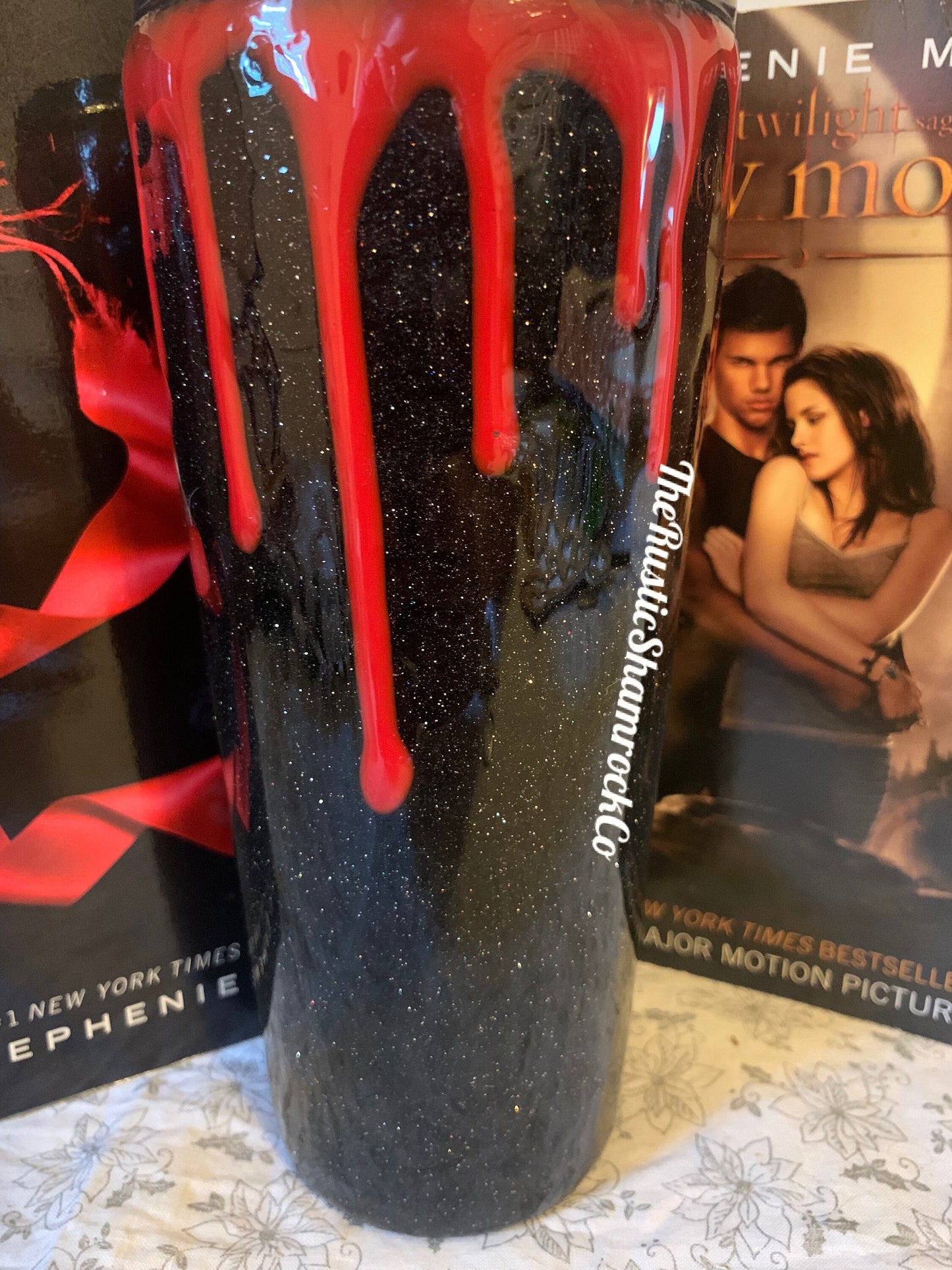 Vampire Tumbler, halloween tumbler, personalized tumbler, Halloween drink ware, Personalized Halloween Cup