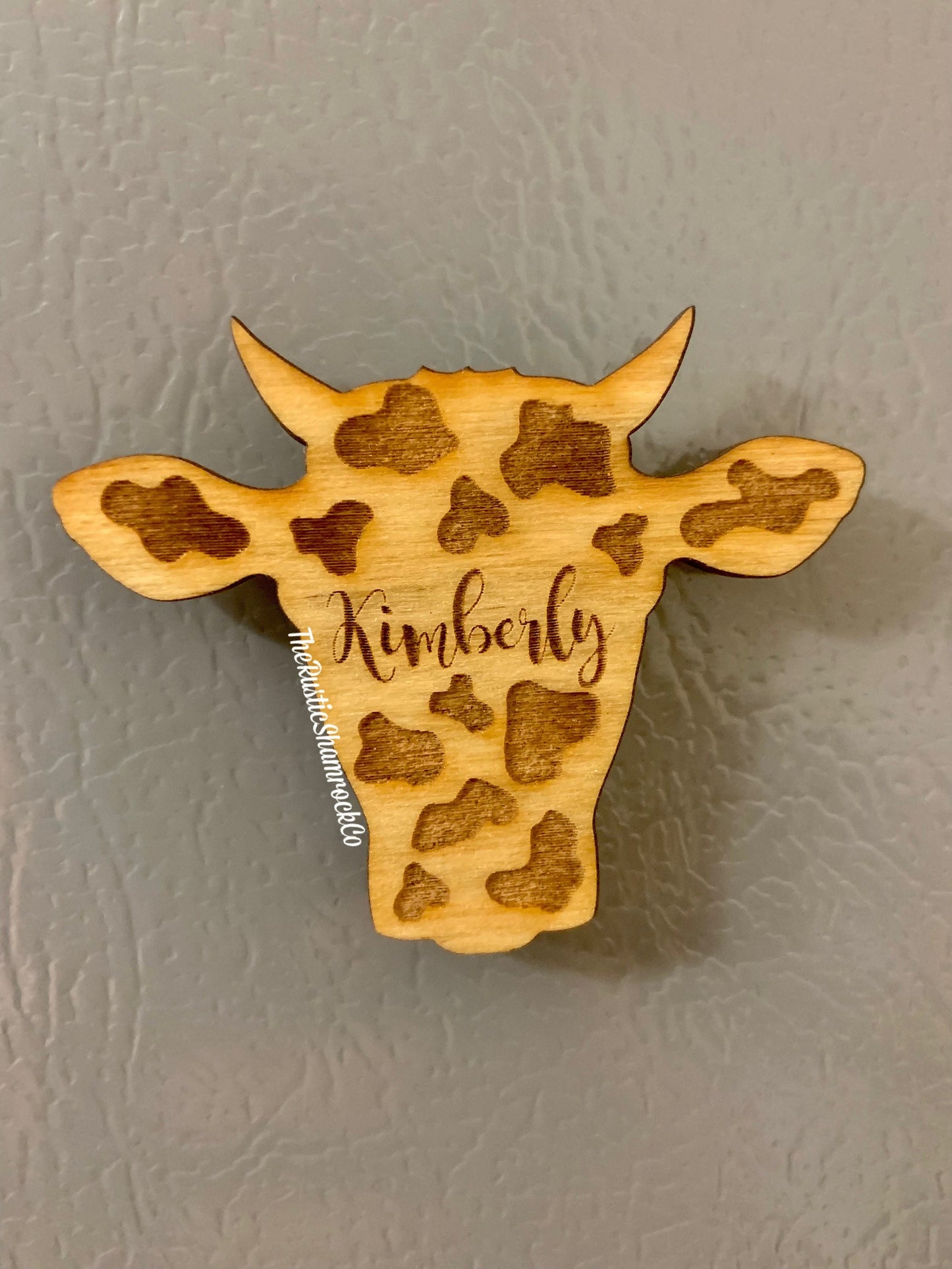 Cow Keychain, Cow Magnet, Personalized Cow Gifts