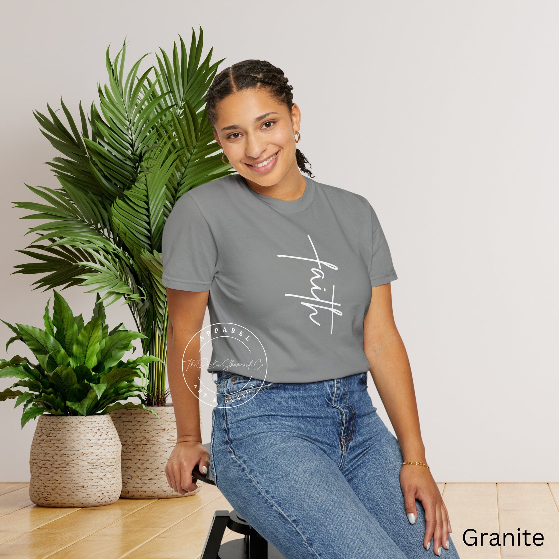 Faith Shirt, Faith Cross Shirt, Christian Gift, Faith Gift, Christian Shirts , Love and Grace Shirt, Faith Cross, Vertical Cross, Jesus