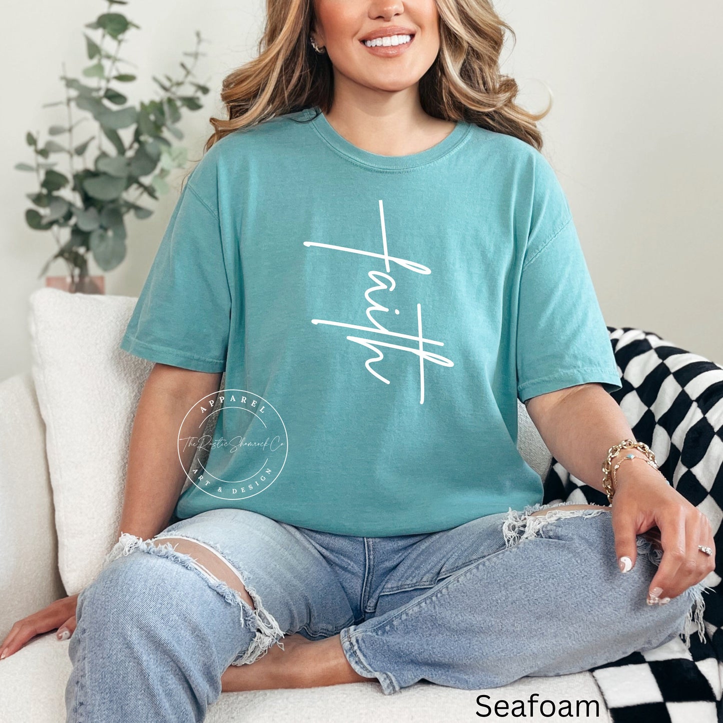 Faith Shirt, Faith Cross Shirt, Christian Gift, Faith Gift, Christian Shirts , Love and Grace Shirt, Faith Cross, Vertical Cross, Jesus