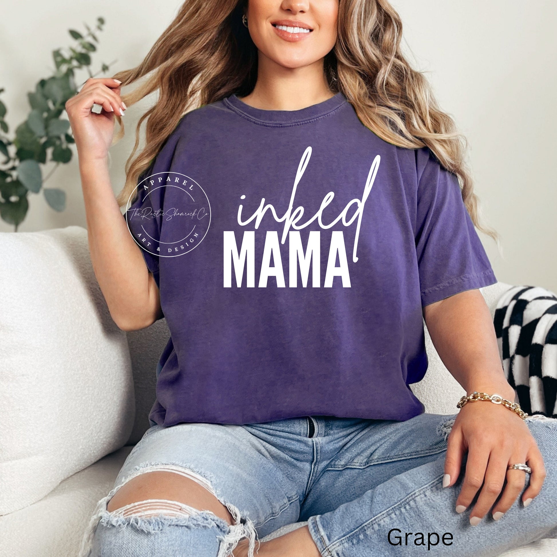 Inked Mama shirt, Inked mama t-shirt, mama shirt, tattooed mama shirt, tattooed mama, gifts for her, mama gifts,