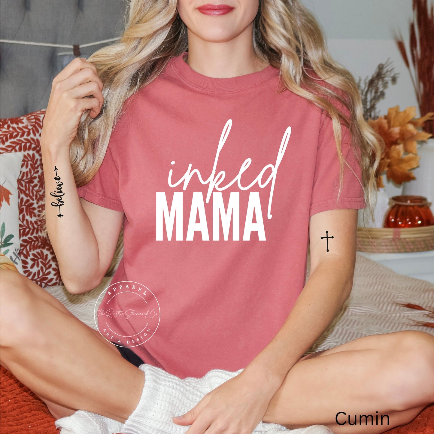 Inked Mama shirt, Inked mama t-shirt, mama shirt, tattooed mama shirt, tattooed mama, gifts for her, mama gifts,