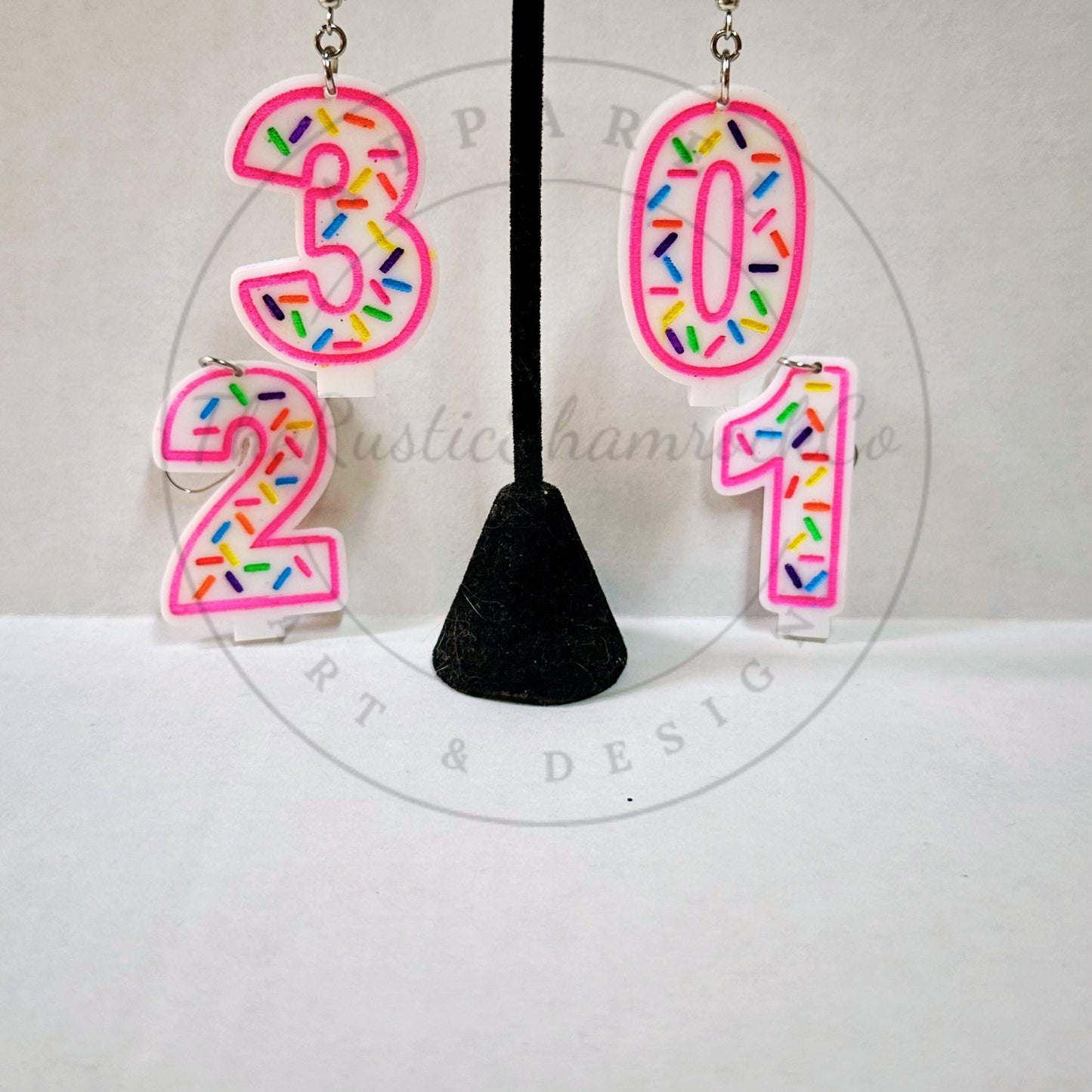 Birthday Candle earrings, Birthday earrings, birthday gifts, candle earrings, gifts for her,