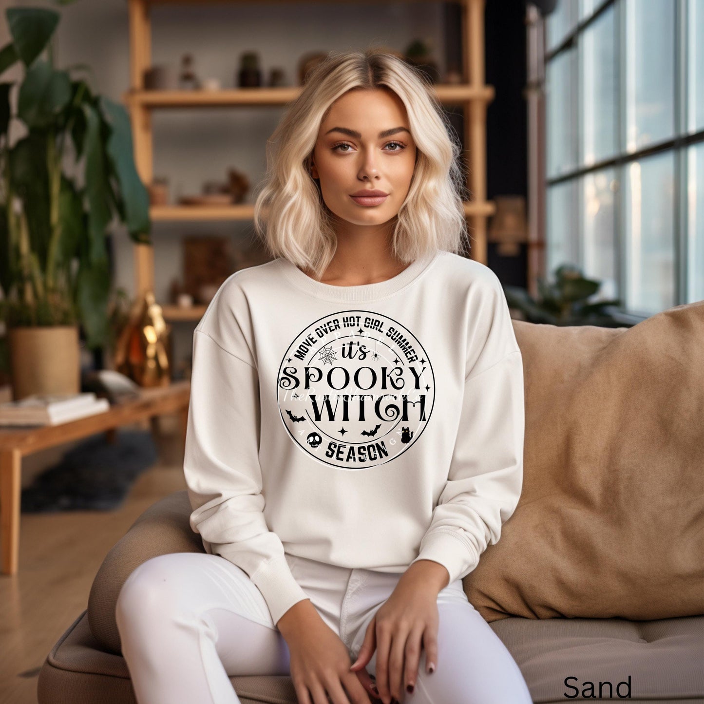 hot girl summer, spooky season sweatshirt, witch season sweatshirt, Spooky Witch season, Halloween sweatshirts, Witchy Sweatshirts