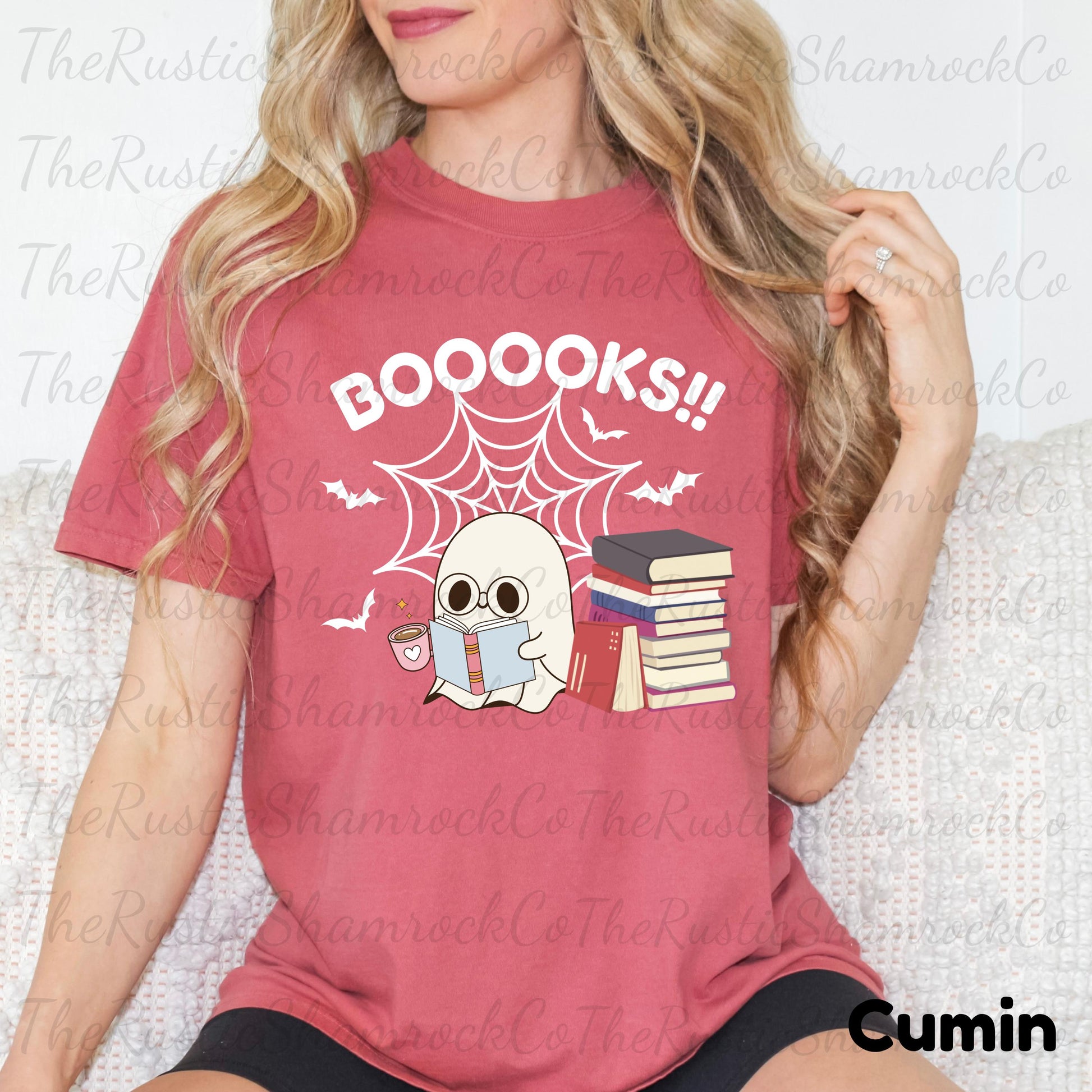 Cute Ghost, book lover, I love booooooks, Halloween shirt, ghost shirt, bookworm shirt, ghost and books