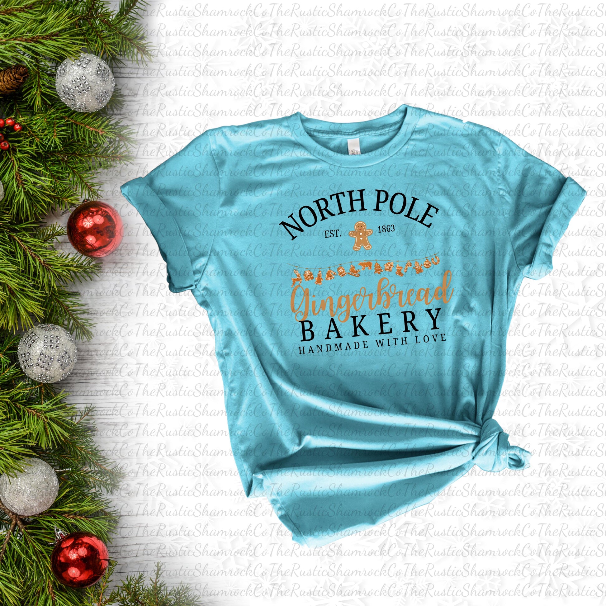 Gingerbread Shirt, Christmas Shirt, cute Christmas shirt, Gingerbread Bakery shirt, Christmas apparel