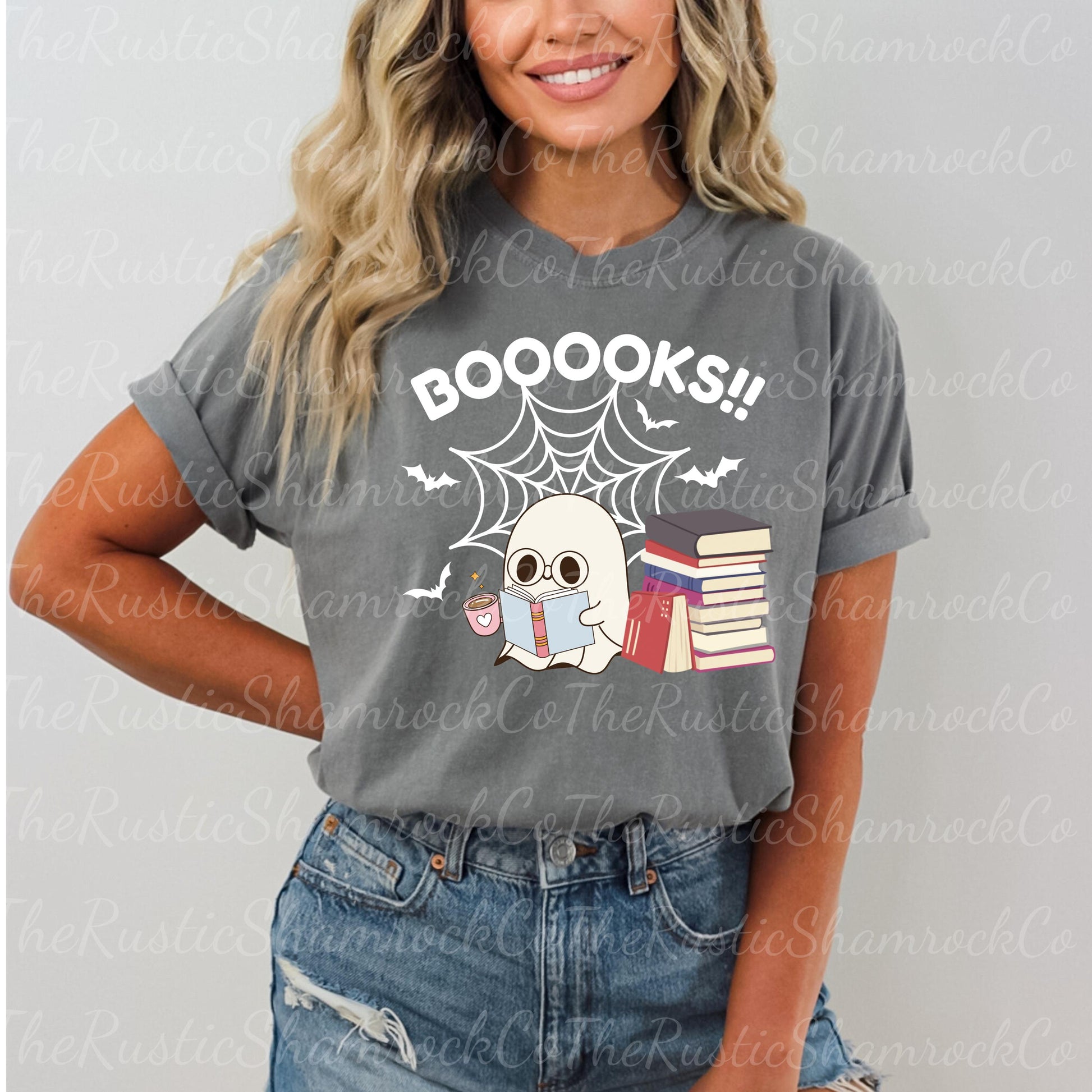 Cute Ghost, book lover, I love booooooks, Halloween shirt, ghost shirt, bookworm shirt, ghost and books