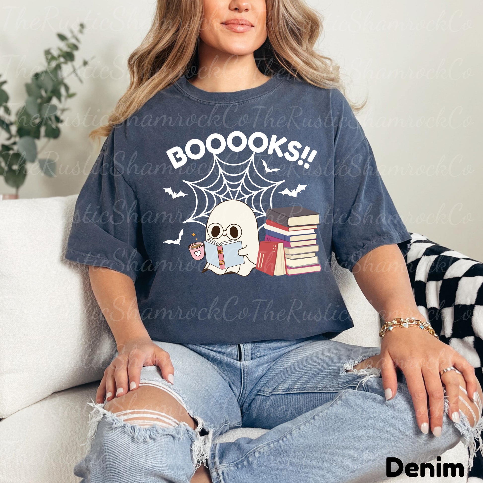 Cute Ghost, book lover, I love booooooks, Halloween shirt, ghost shirt, bookworm shirt, ghost and books